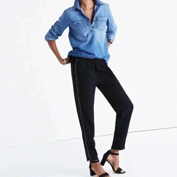 NWOT Madewell Embroidered Trousers - Picture 1 of 8